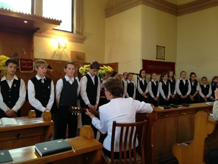 Szentendrei hatodikos diákok